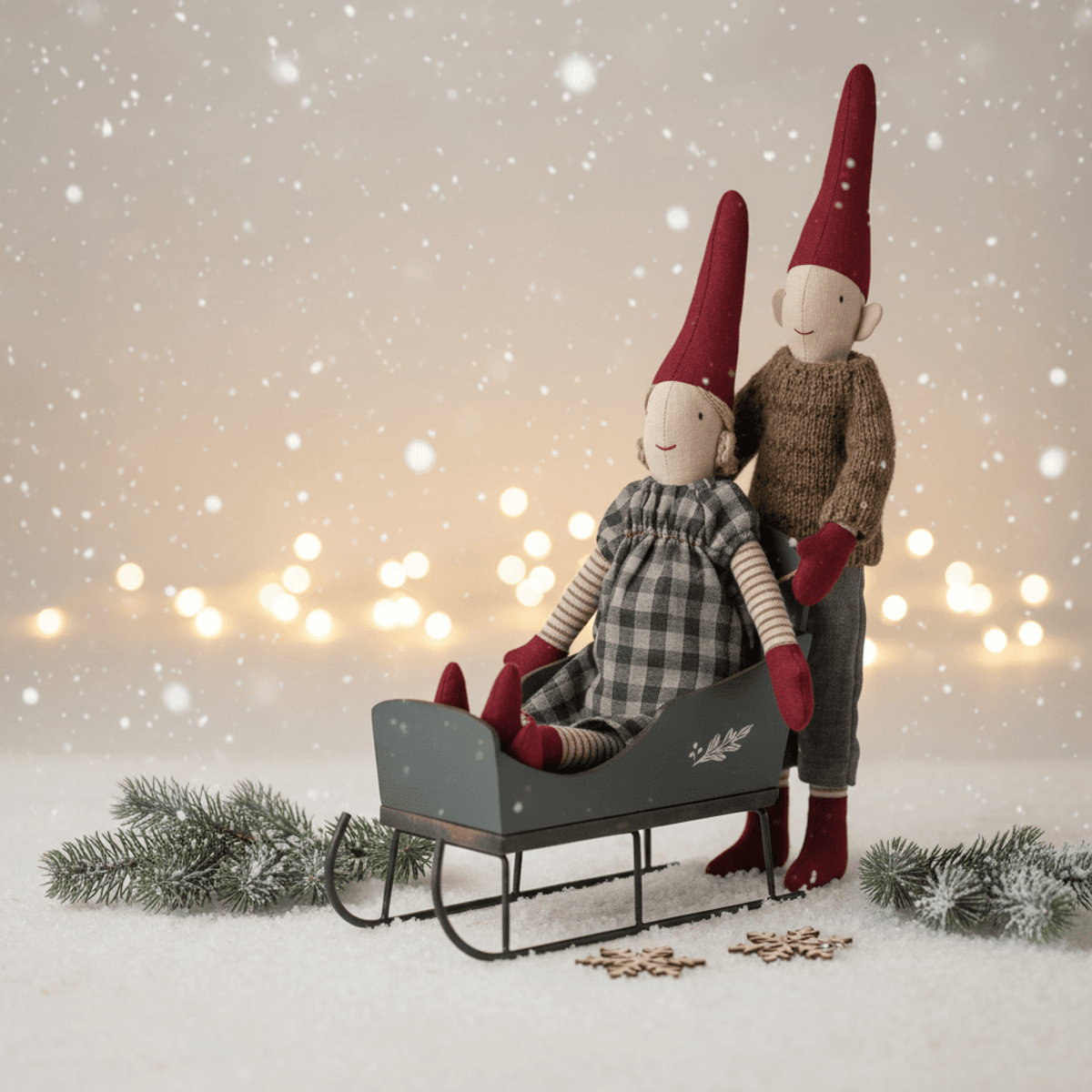 Sleigh, Mini - Green