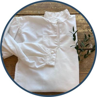 Brodert og Montert Skjorte Nordlandsbunad Dame