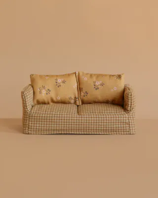 Couch, cream.